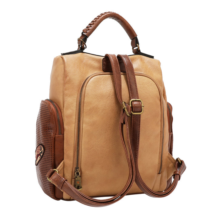 VINTAGE PATCH BACKPACK