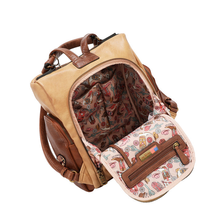 VINTAGE PATCH BACKPACK