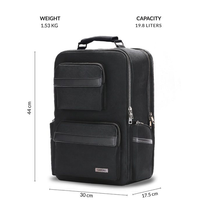 Vogue Backpack, college backpack with USB charging and tech storage