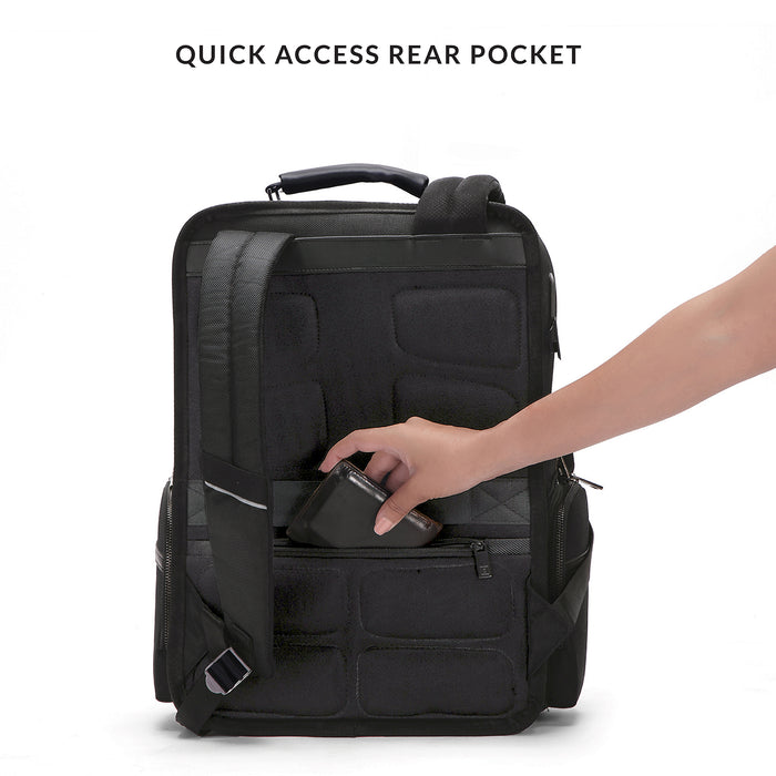 Vogue Backpack, commuter bag with quick-access wallet pocket