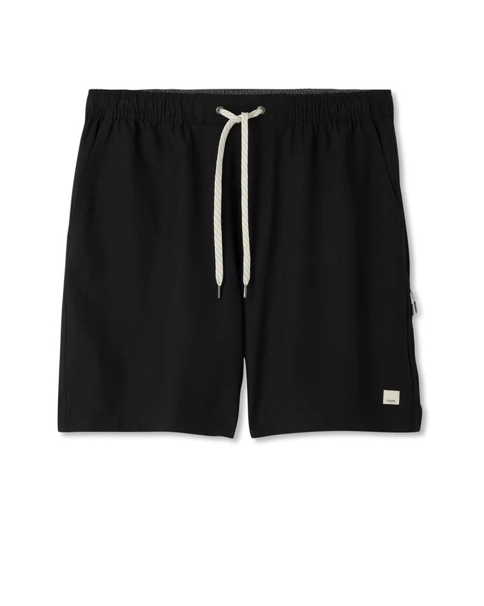 VUORI BANKS SESSION SHORT UNLINED 7" BLACK MENS SHORTS