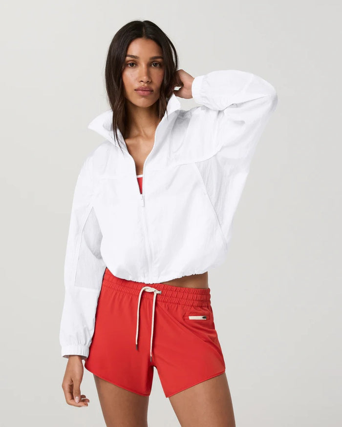 VUORI COURT FULL ZIP WHITE WOMENS JACKET