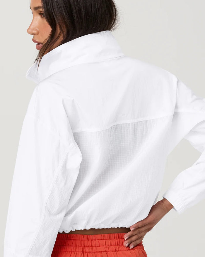 VUORI COURT FULL ZIP WHITE WOMENS JACKET
