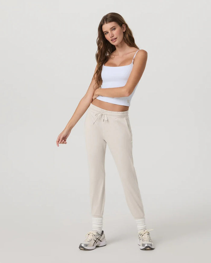 VUORI PERFORMANCE JOGGER - LONG ECRU HEATHER WOMENS PANT