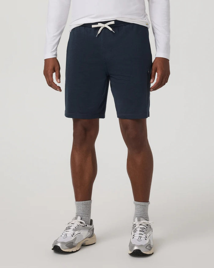 VUORI SUNDAY PERFORMANCE SHORT 8" INK HEATHER MENS SHORTS