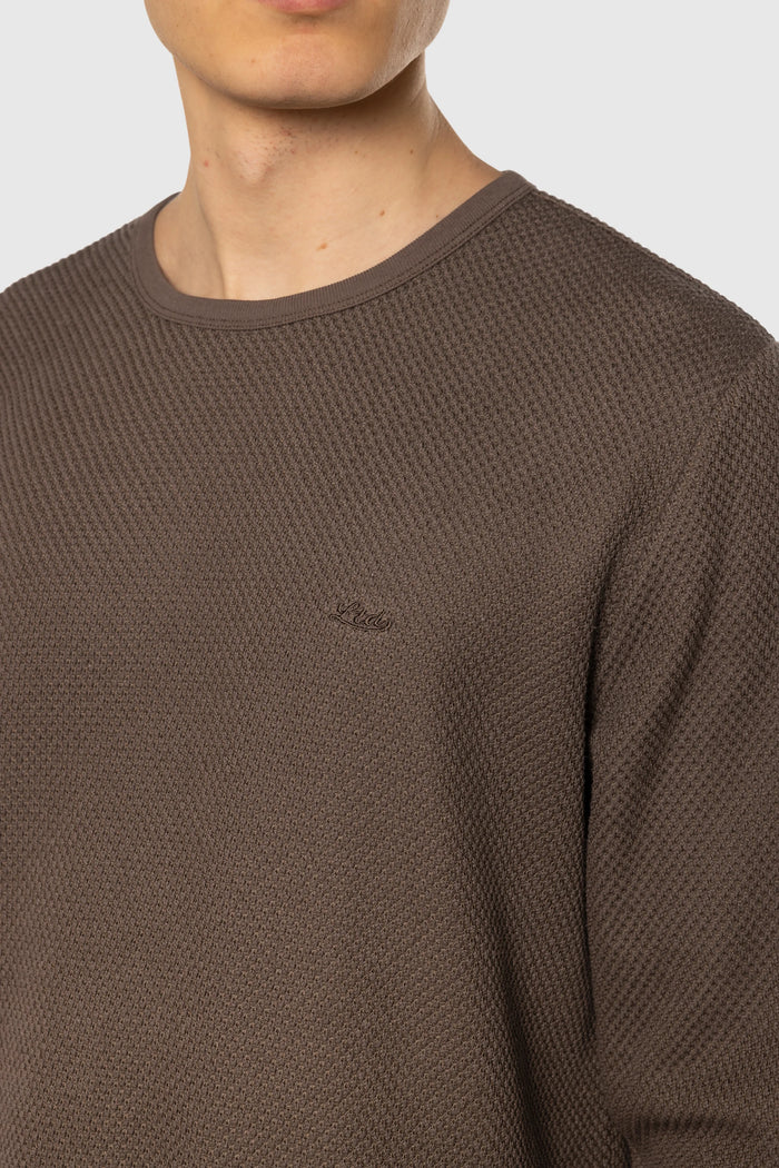 Waffle Knit Long Sleeve Long Sleeves - Alternate 1