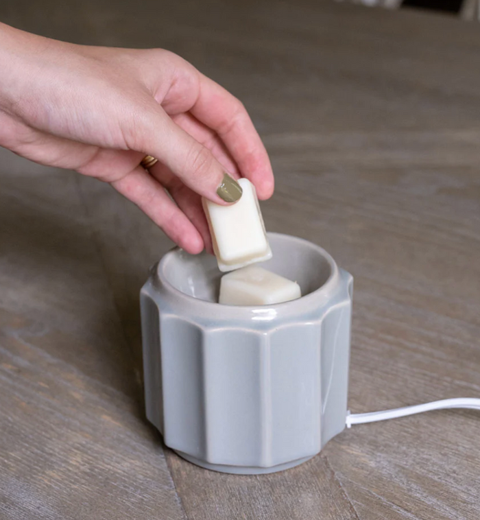Wax Warmer | Grey Banded