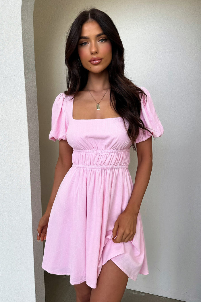 Whitney Mini Dress - Pink