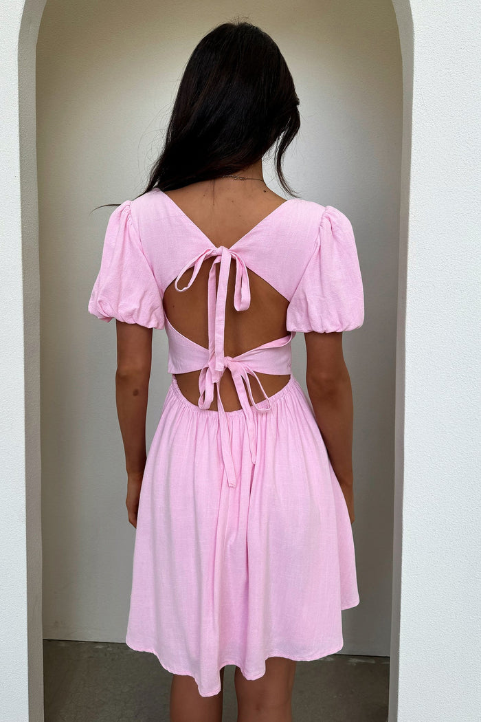 Whitney Mini Dress - Pink