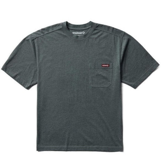 Wolverine Classic Short Sleeve Pocket T-Shirt - Charcoal Heather