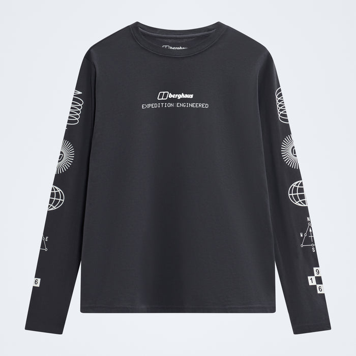 Women's Berghaus Exped Essential Long Sleeve Tee  - Archive Black