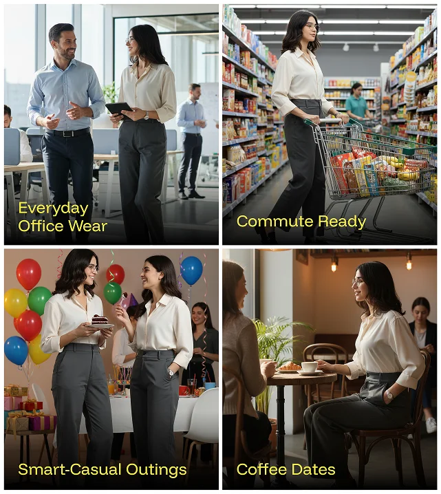 Womens Office Jogger Air Stretch