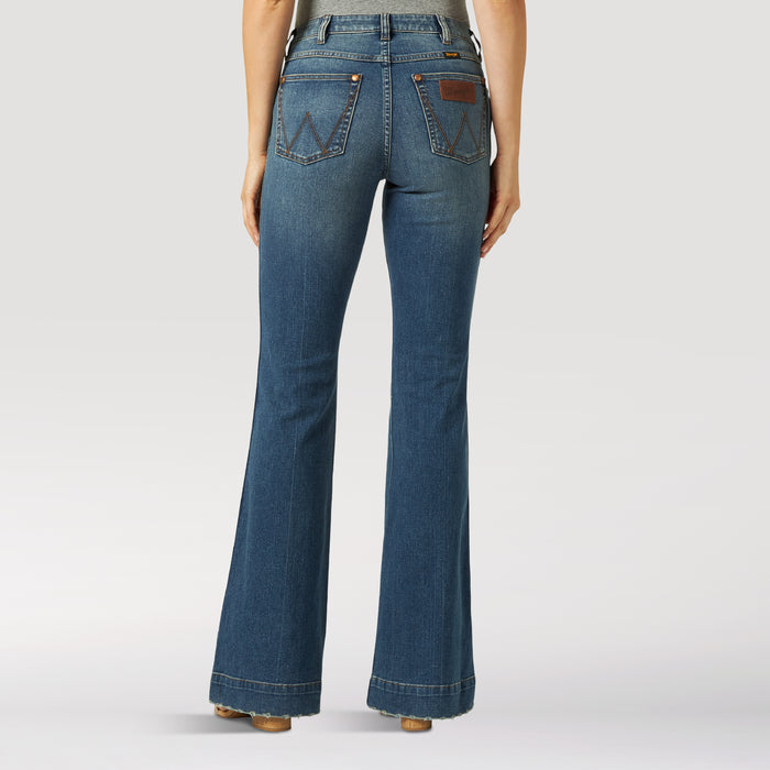 Women's Wrangler Bailey High Rise Trouser Jeans in Shelby