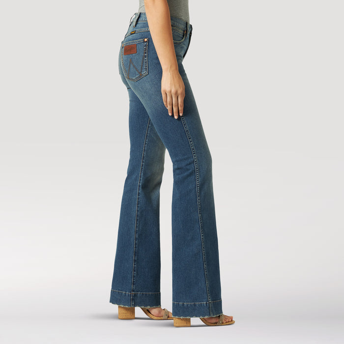 Women's Wrangler Bailey High Rise Trouser Jeans in Shelby