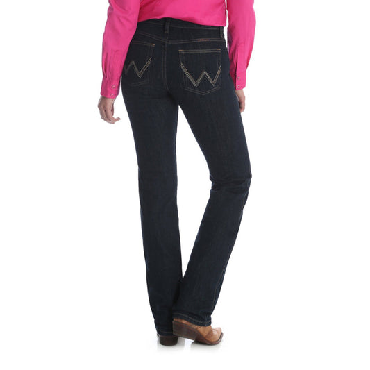Women's Wrangler Ultimate Riding Jean Q-Baby in Dark Dynasty