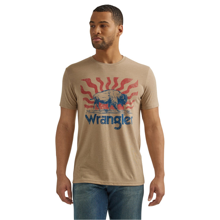 Wrangler Bison Graphic T-Shirt- Trenchcoat