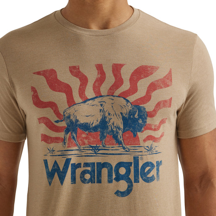 Wrangler Bison Graphic T-Shirt- Trenchcoat