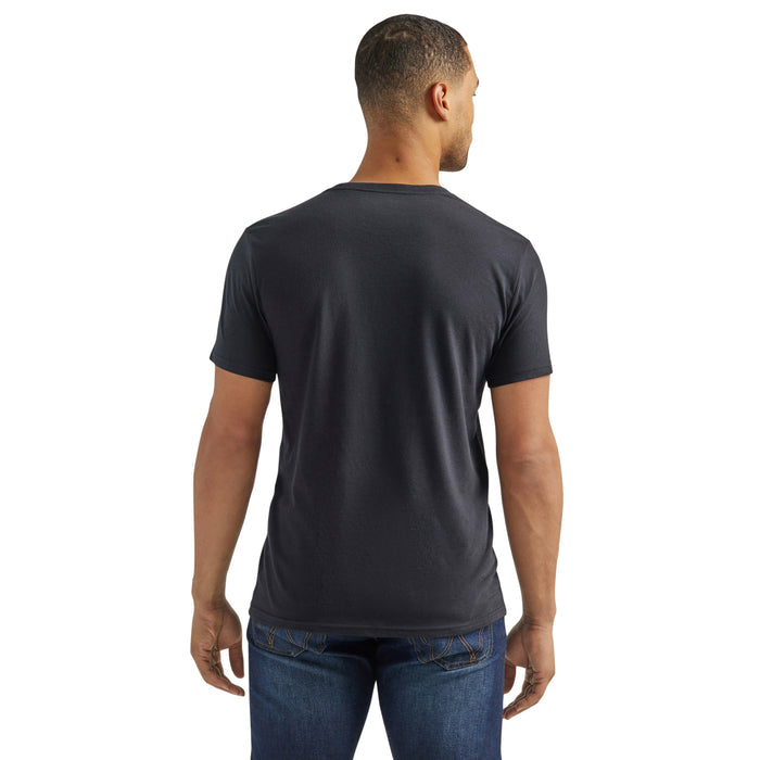 Wrangler Mexico Flag Logo T-Shirt- Jet Black