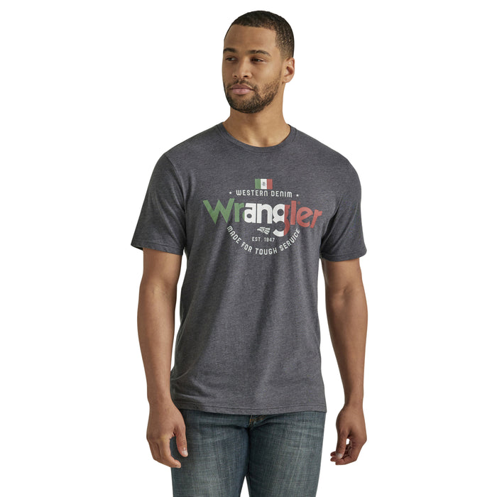 Wrangler Mexico Western Denim Graphic T-Shirt