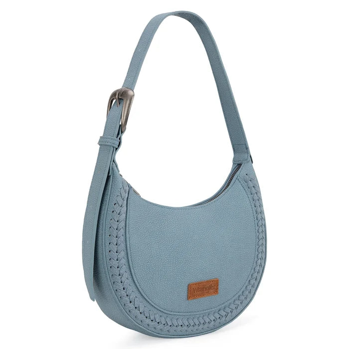 Wrangler Whipstitch Crescent Crossbody - Jean