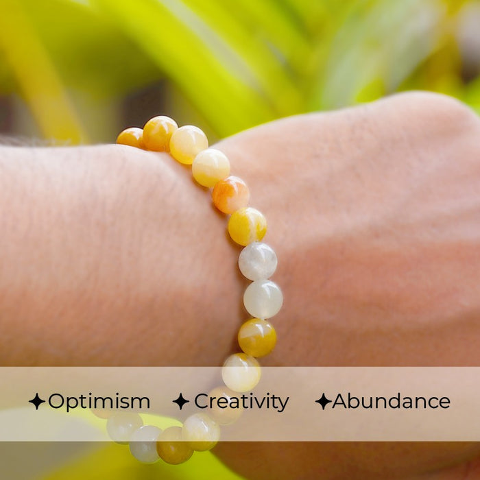 Yellow Aventurine Beads Bracelet — Awaken Confidence, Joy & Personal Power