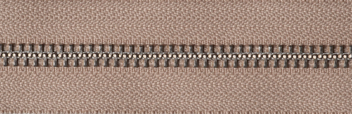 YKK Nickel Free Metal Open End Zip: 66cm