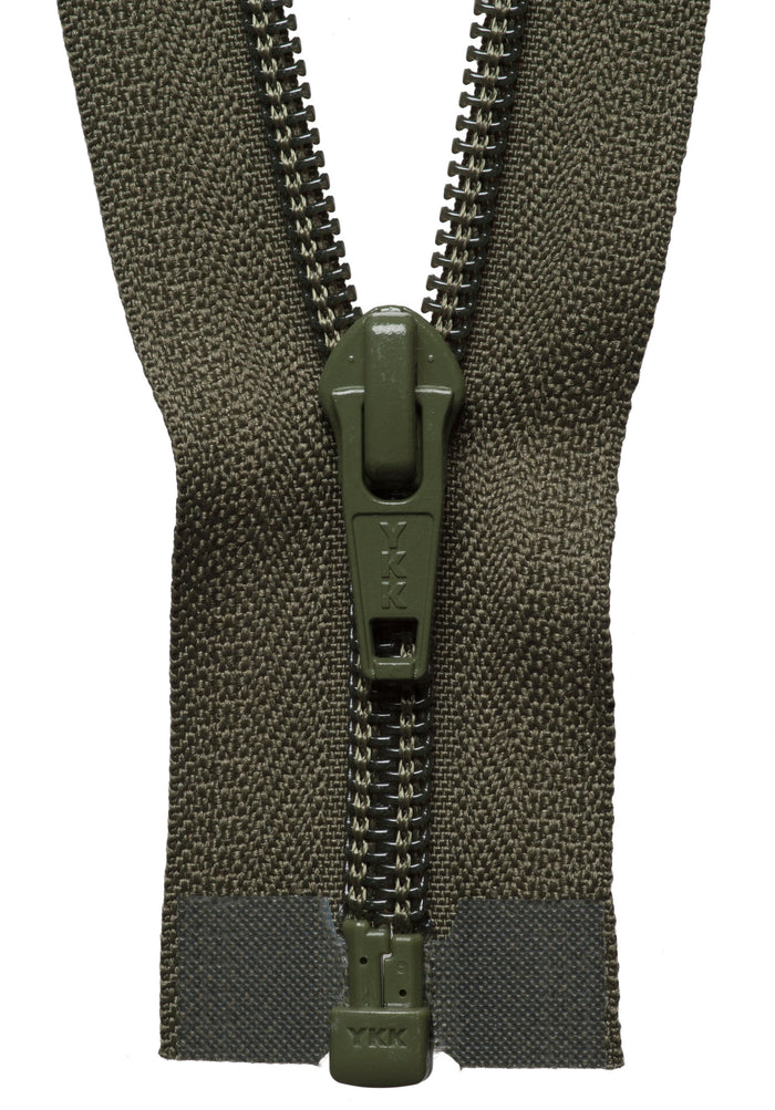 YKK Nylon Open End Zip: 56cm
