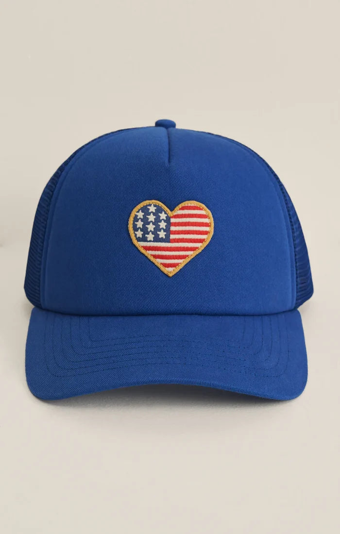 Z Supply |  Heart Flag trucker Hat