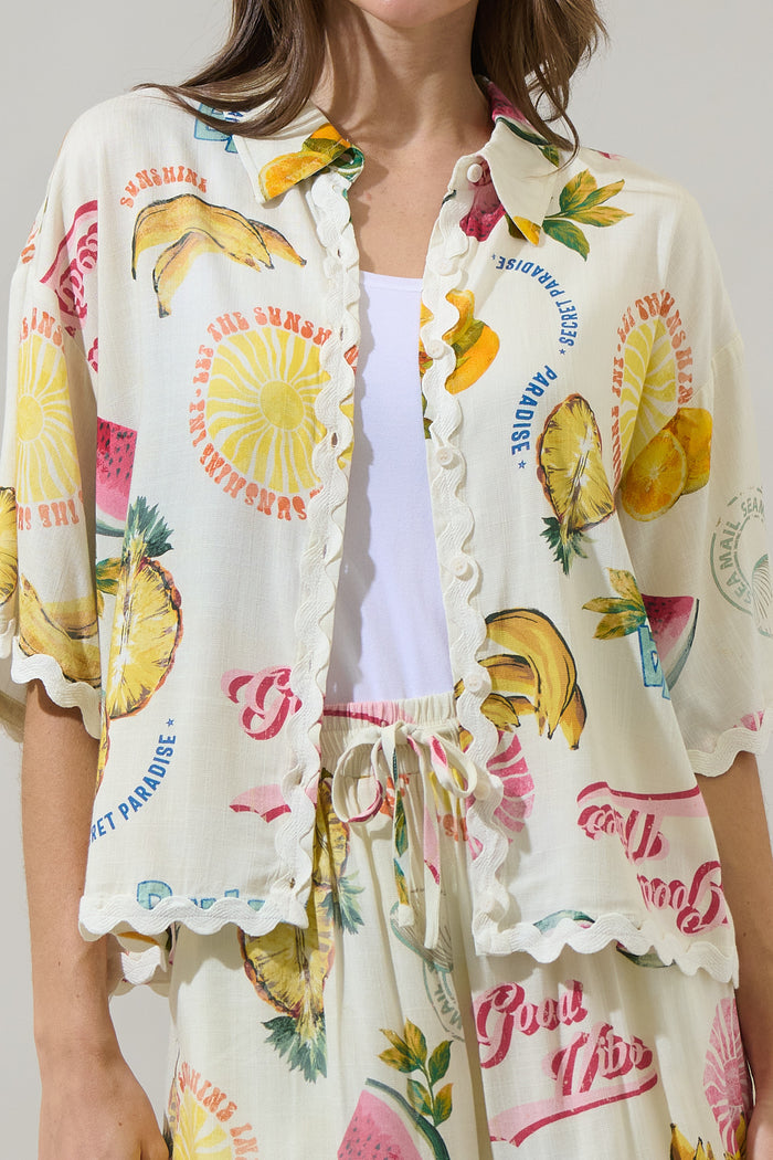 Zion Paradise Marnie Button Up Shirt